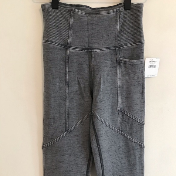 NWT Free People High-Rise Get On It Legging Gray - Picture 3 of 7